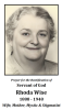 Servant of God Rhoda Wise Prayer Card